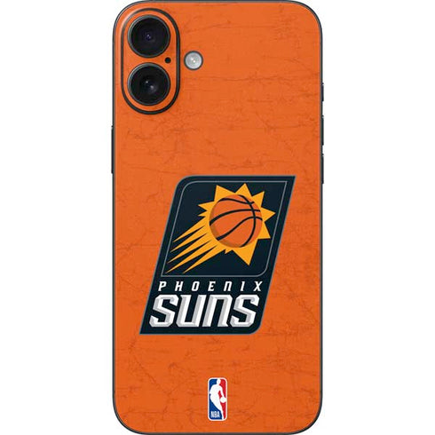 NBA Phoenix Suns Distressed iPhone 16 Plus Skin